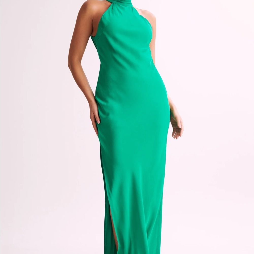 Meshki Claire Dress Green